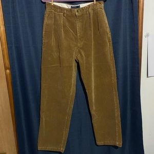 Vintage Polo by Ralph Lauren Andrew Pleated Corduroy Pant